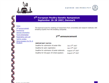 Tablet Screenshot of epgs2007.agrsci.dk